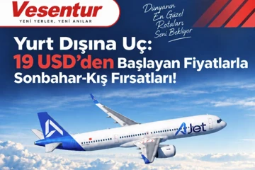 Vesentur İle Yurtdışına Ucuza Uç